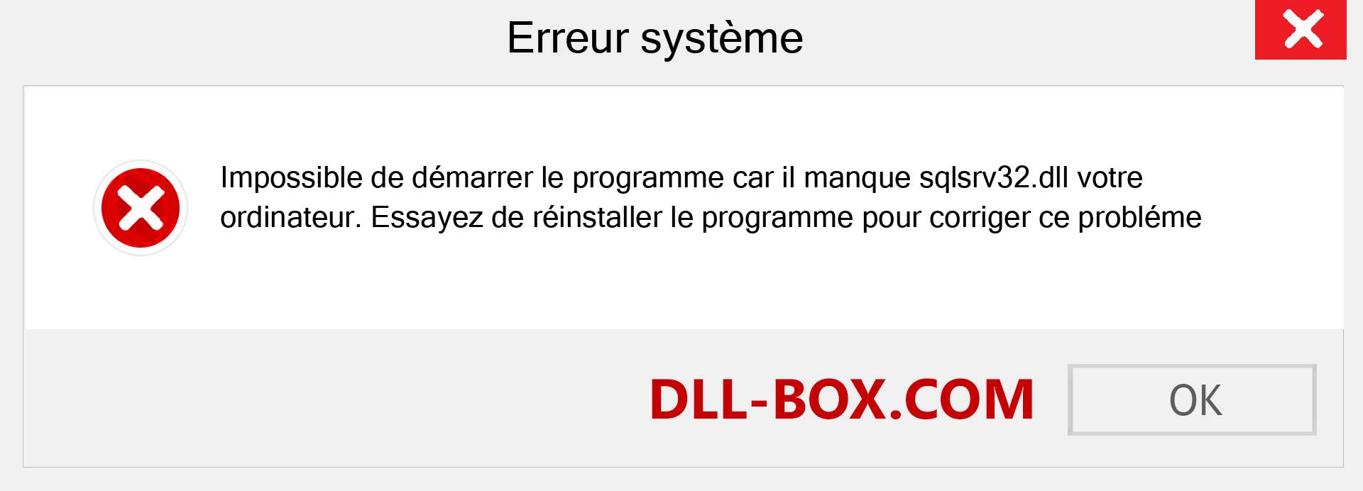 Le fichier sqlsrv32.dll est manquant ?. Télécharger pour Windows 7, 8, 10 - Correction de l'erreur manquante sqlsrv32 dll sur Windows, photos, images